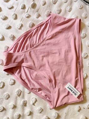 NWT Size L Old Navy Blush Pink High-Rise Bikini Bottom